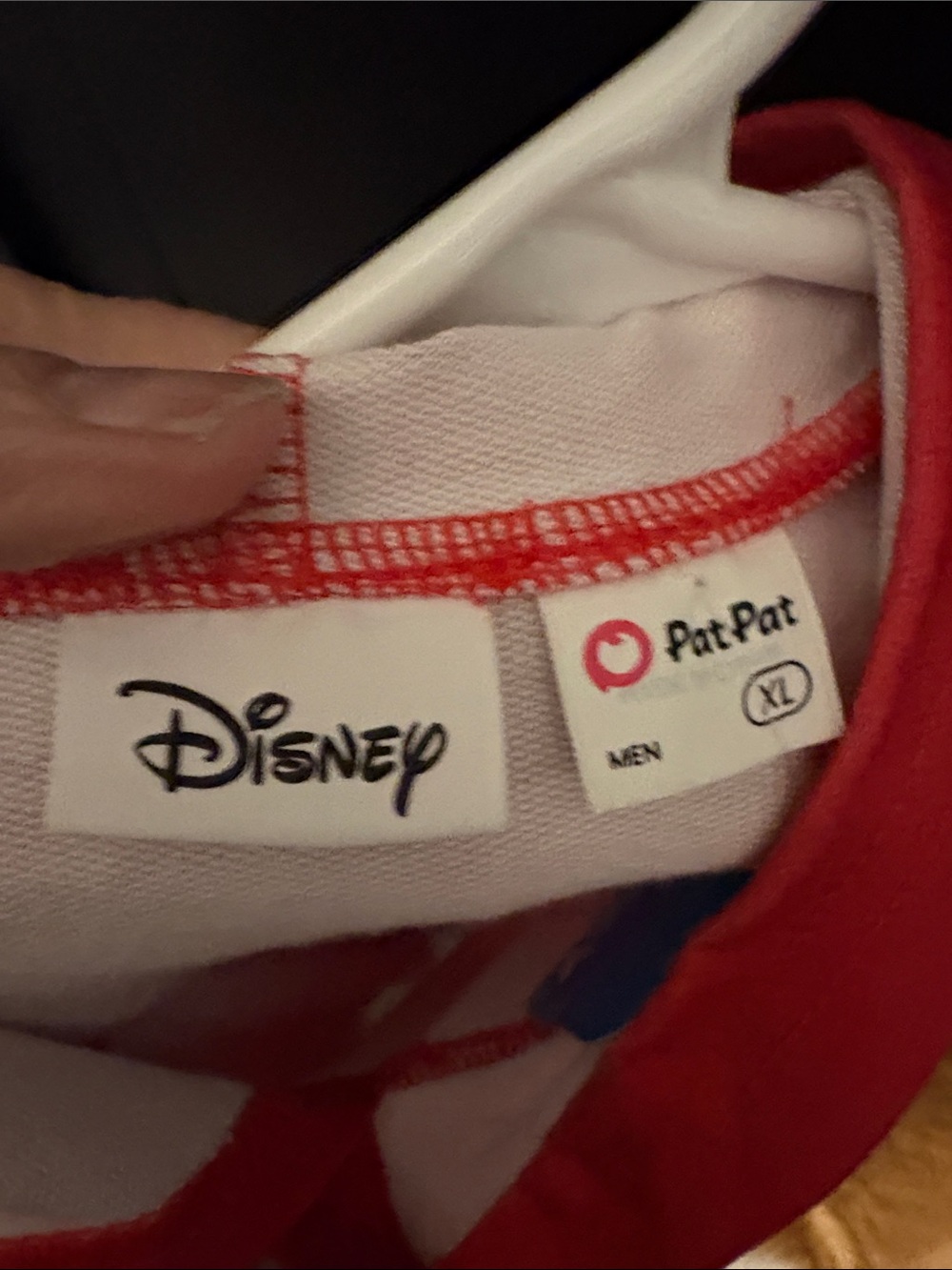 Disney Red and White Mickey Crew Sweatshirt - Picture 3 of 3